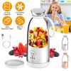 2-in-1 16.9OZ Portable Fruit Blender Electric Rechargeable Juice Cup for Shakes Smoothies Juice Personal Fruit Mixer with 6 Blades